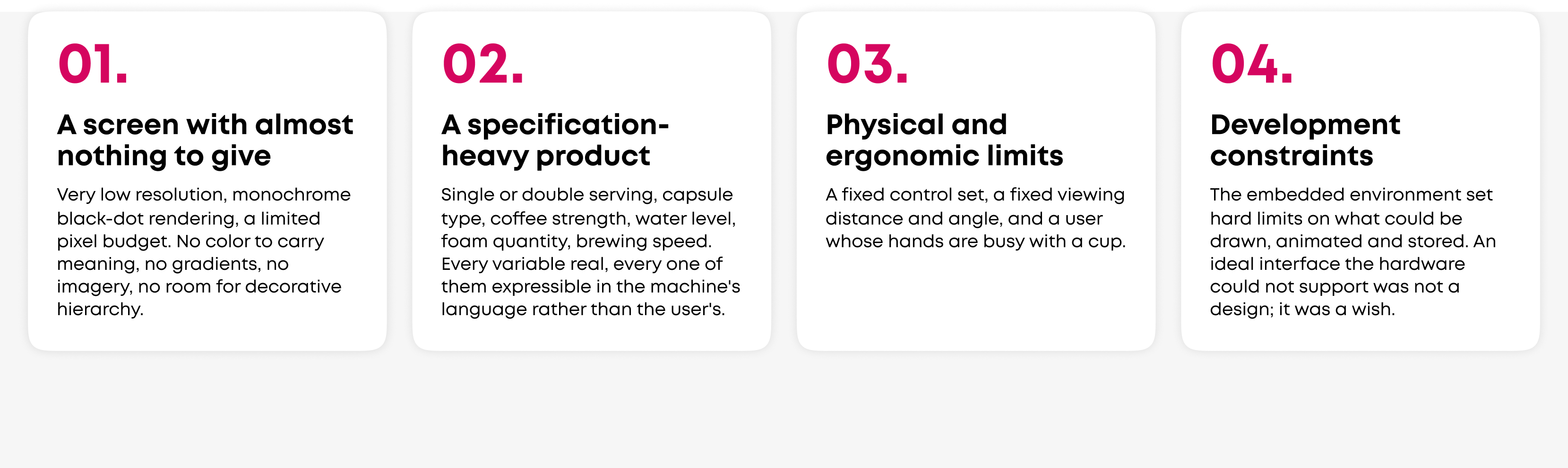 challenges of designing the Raqwa Q2 screens